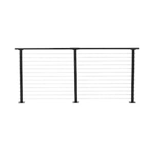 8 ft. Deck Cable Railing, 42 in. Base Mount, Bronze