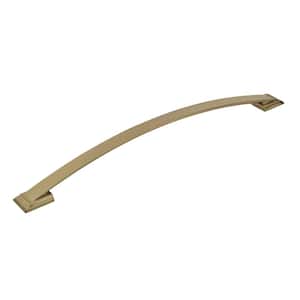 Candler 18 in. (457mm) Classic Golden Champagne Arch Appliance Pull