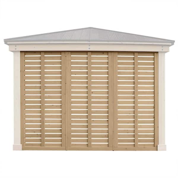 10 ft. Meridian Wood Privacy Wall