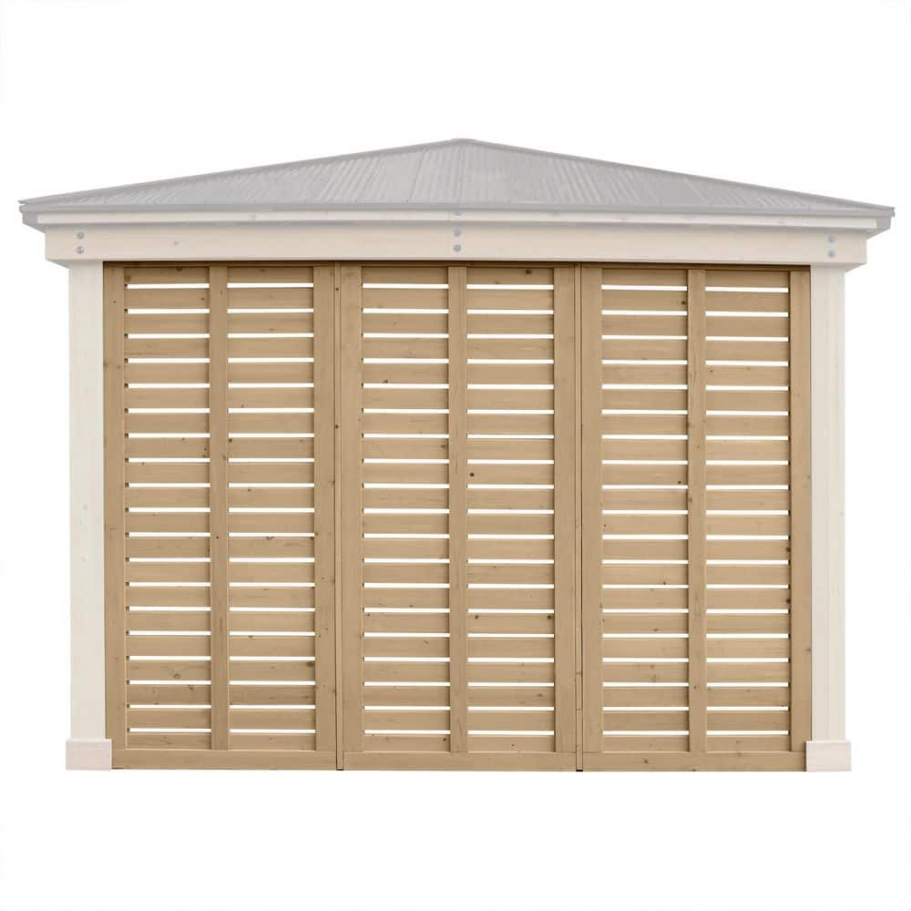 Cedar Wood 10' Privacy Wall for Gazebo