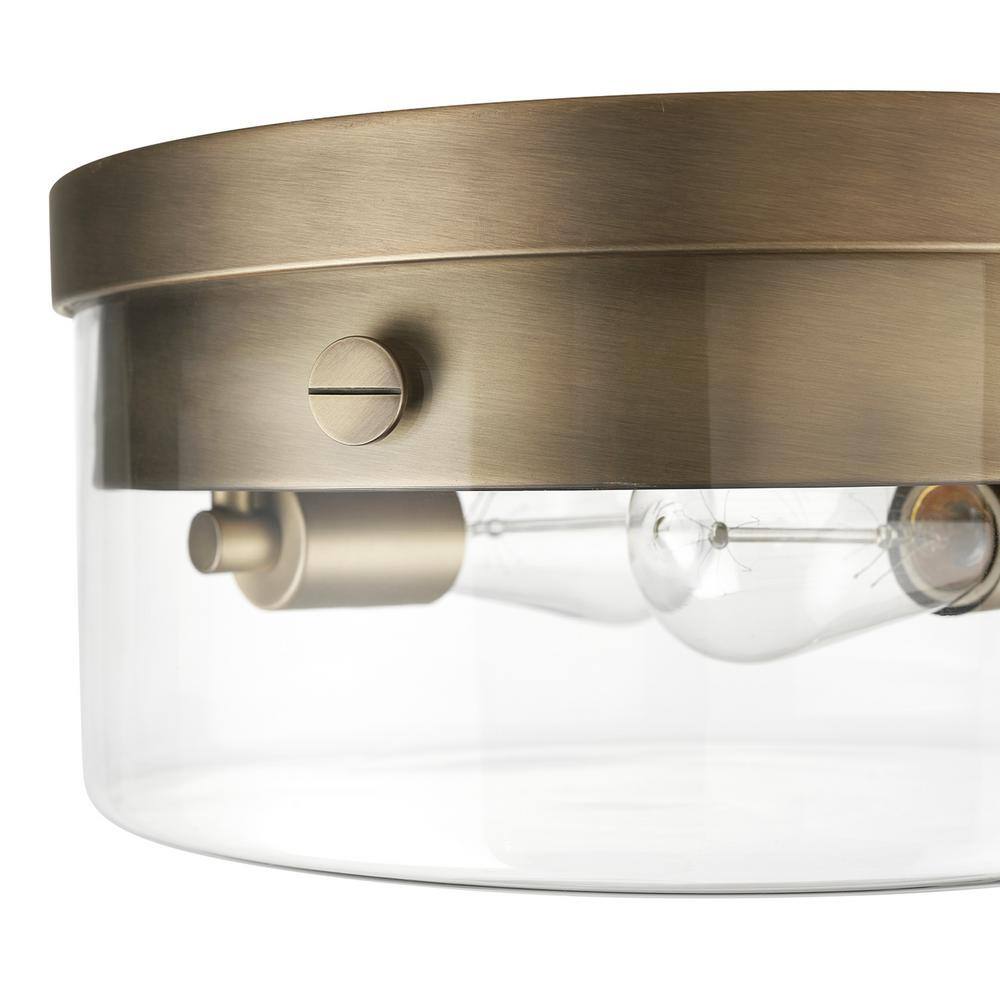 Matte Black and Brass Modern Glam Globe Ceiling Light
