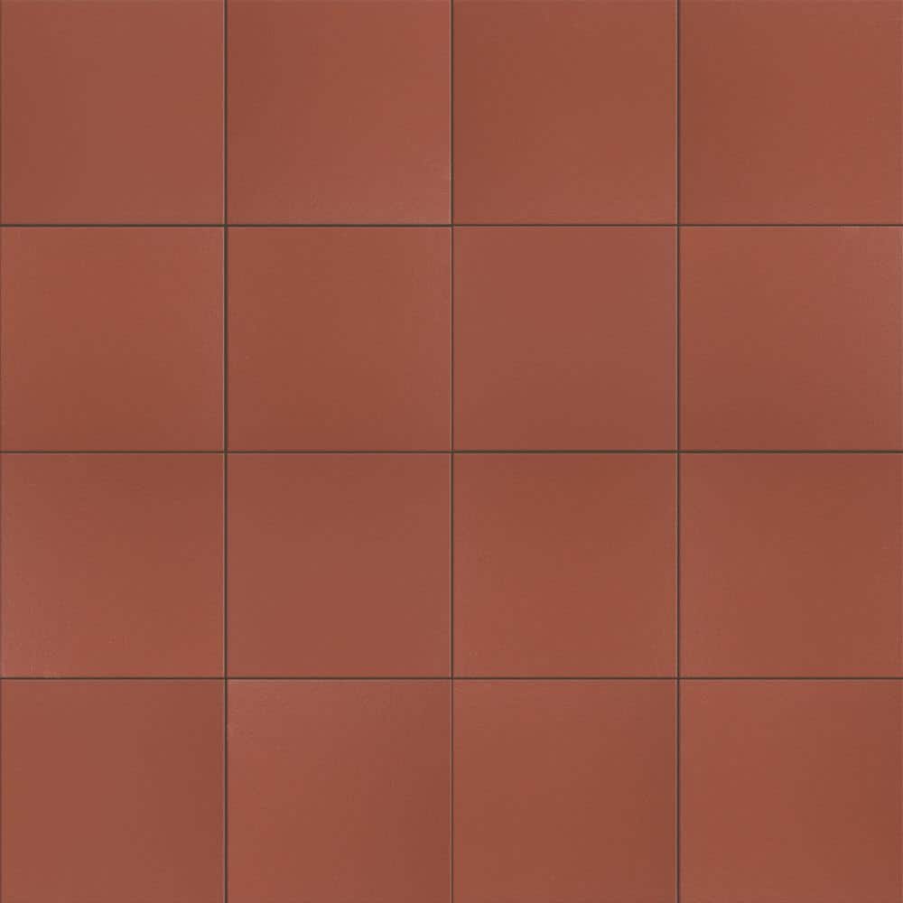 Quarry Red 6x6 Matte Ceramic Indoor/Outdoor Tile