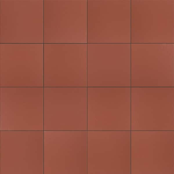 Merola Tile Quarry Red 5-7/8 in. x 5-7/8 in. Ceramic Floor and Wall Tile (5.98 sq. ft./Case)