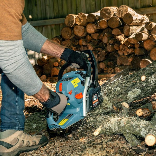 Senix 4QL 46cc 4-Cycle 16 in. Gas Chainsaw CS4QL-L3-1 - The Home Depot