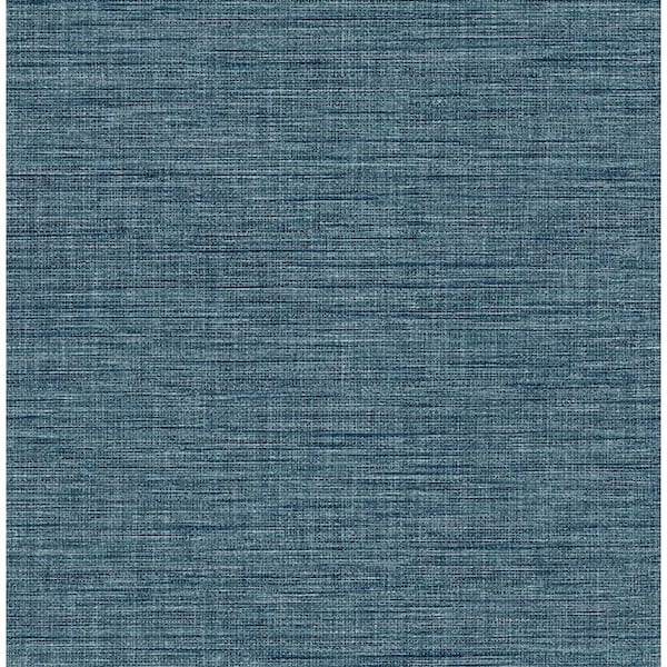 A-Street Prints Blue Exhale Denim Texture Wallpaper Sample