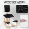 Gymax Ergonomic Kneeling Chair Rocking Stool Upright Posture Office  Furniture Black GYM09451 - The Home Depot