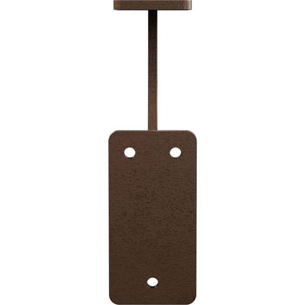 Hammered Brown Steel Bracket for Shelves and Countertops