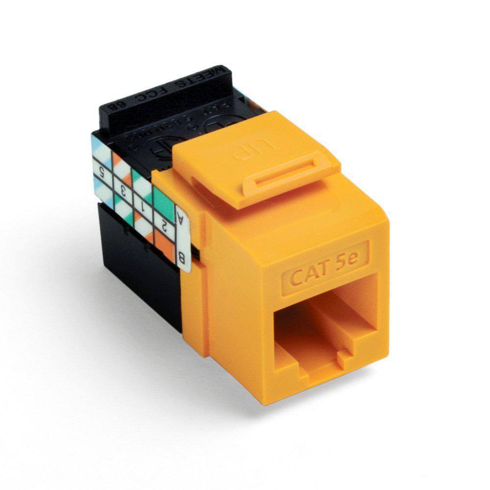 QuickPort GigaMax CAT 5e T568A/B Wiring Connector, Yellow (25-Pack) 5G108-BY5 price history on PriceWatchPro