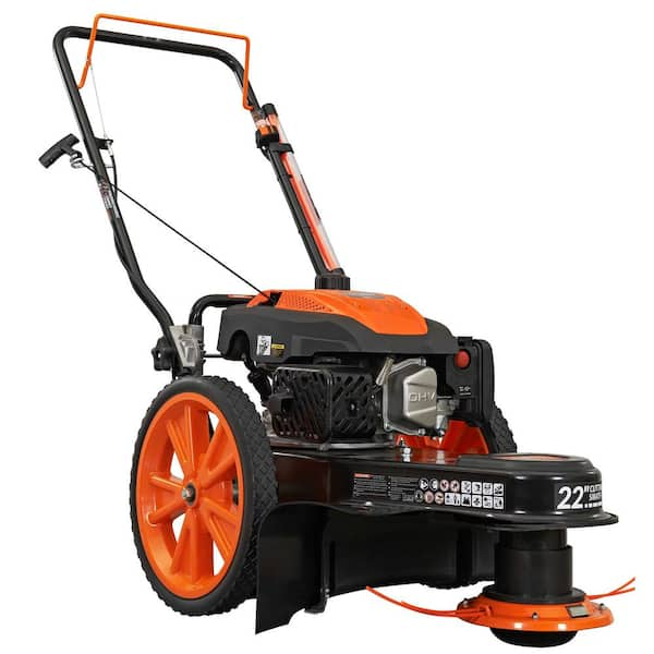 YARDMAX 22 in. 170cc Gas Walk Behind String Trimmer Mower YL2250