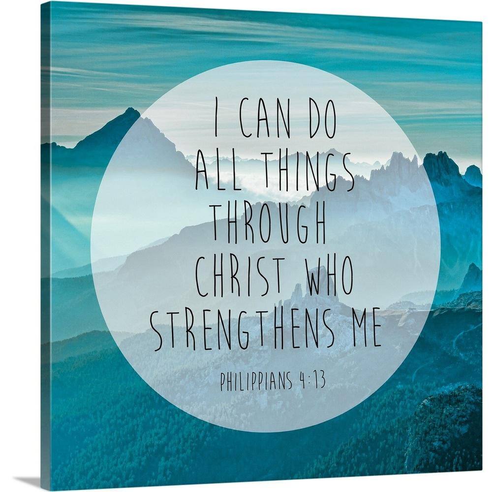 Greatbigcanvas Philippians 4 13 By Victoria Brown Canvas Wall Art 2504997 24 16x16 The Home Depot Greatbigcanvas Philippians 4 13 By Victoria Brown Canvas Wall Art 2504997 24 16x16 The Home Depot