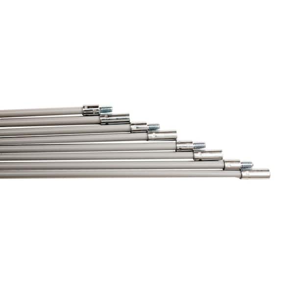 Rutland Pellet-Ofenbürste – 10 Cm Bürstenkopf, 3 M Langer Flexibler Griff