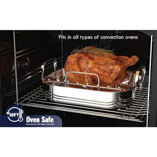 Cooks Standard 10 Qt. Stainless Steel Roasting Pan 02448 - The