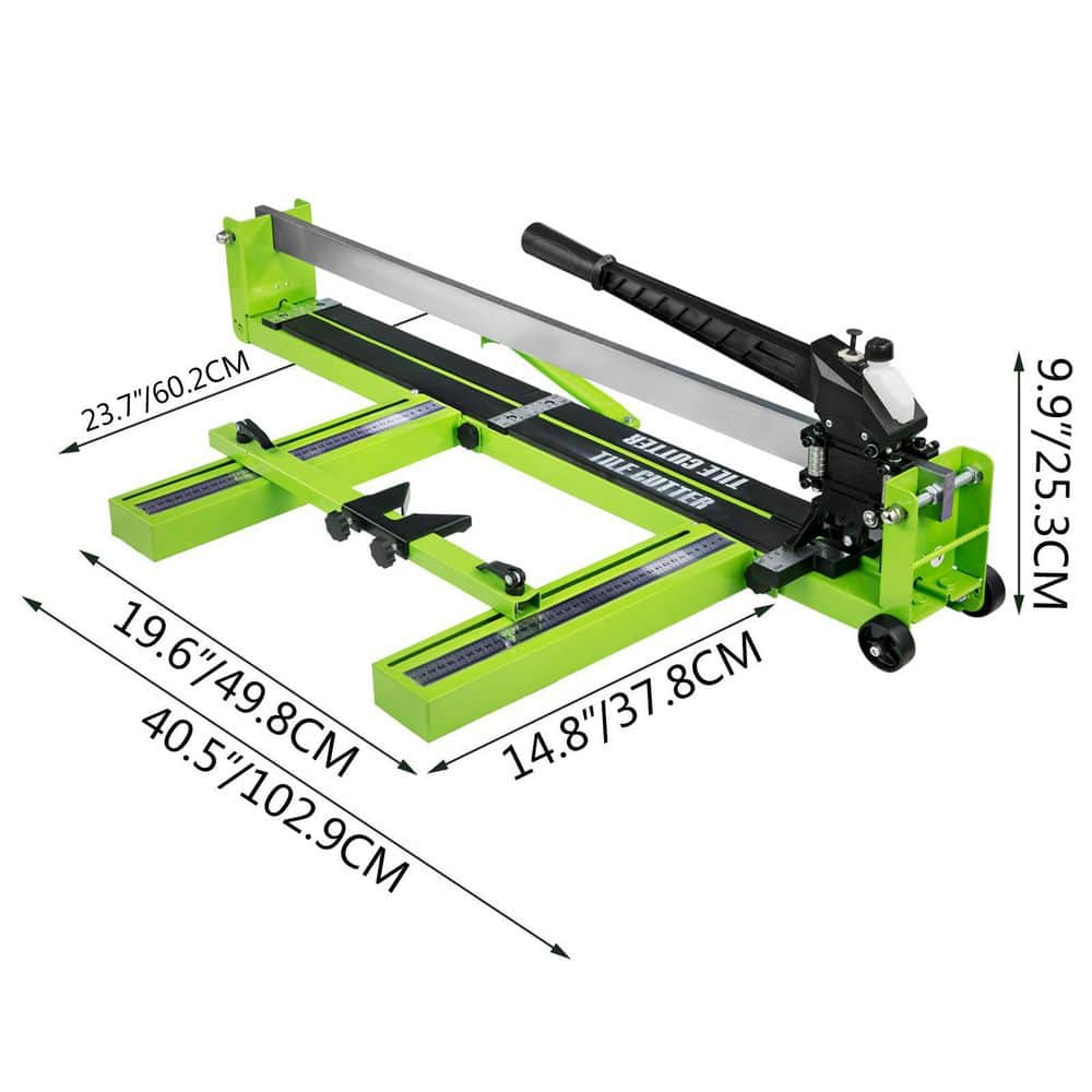 Green Steel Manual Ceramic Tile Cutting Machine