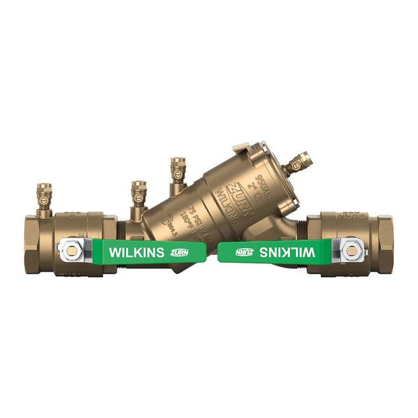 Zurn 2 in. 950XL3 Double Check Backflow Preventer with Union Ball
