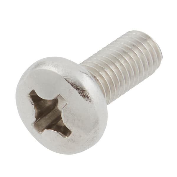 Everbilt M8-1.25x20mm Stainless Steel Pan Head Phillips Drive Machine Screw 1-Piece