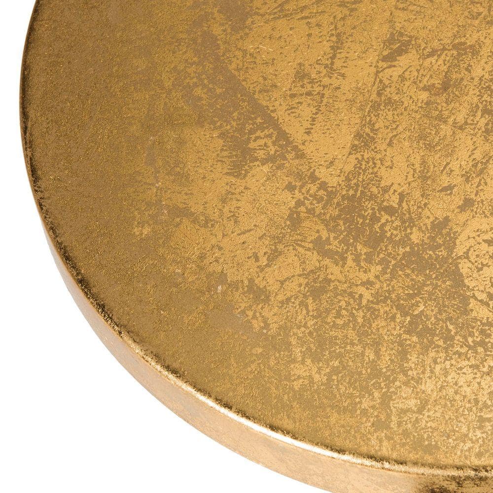 Navy and Gold Backless Metal Counter Stool