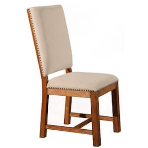 Shasta Salvaged Natural Upholstered Side Chairs (Set of 2)