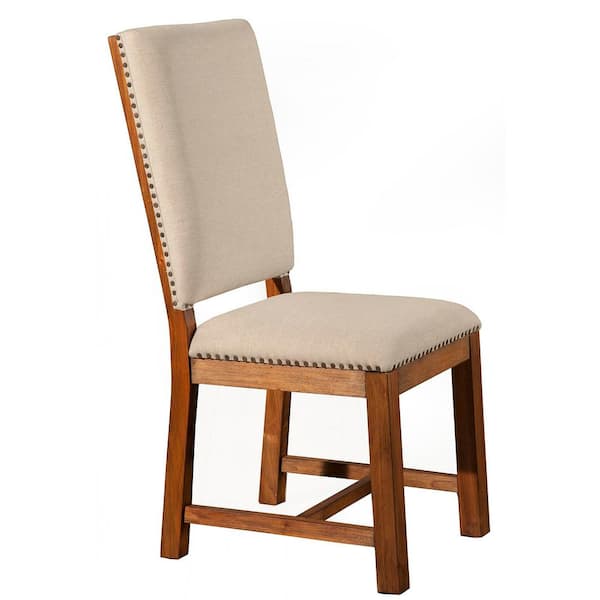Unbranded Shasta Salvaged Natural Upholstered Side Chairs (Set of 2)
