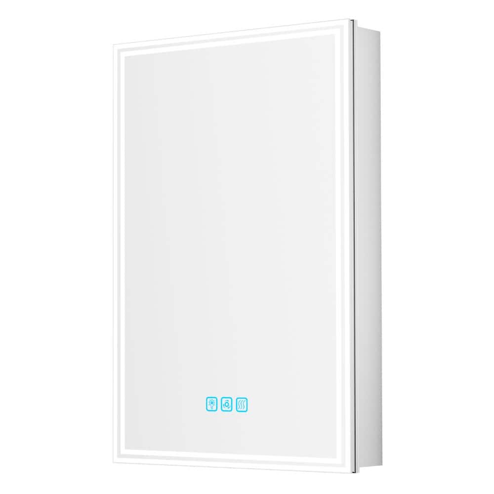 ピース ZXDDMS 20 in. W x 28 in. H Rectangular Aluminum Flowing LED Light