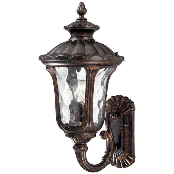1-Light Vintage Bronze Outdoor Wall Mount Sconce