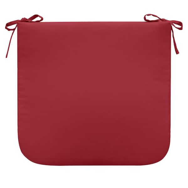 Habitat 19 in. L x 18 in. W Ruby Red Outdoor Rectangular Red Seat Cushion
