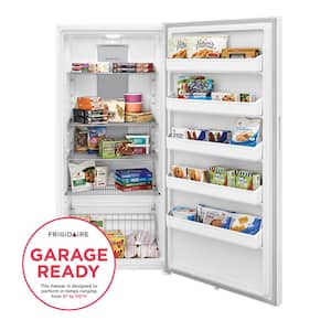 32.6 in. 20 cu. Ft. Frost Free Defrost, Garage Ready Upright Freezer in White, ENERGY STAR