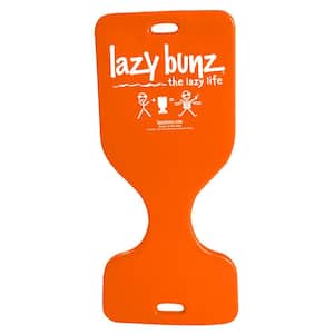 Lazy Bunz Comfortable Saddle Foam Floating Lounger, Sunset Orange