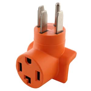 Range/Generator Outlet to 4-Prong Dryer Adapter and 4-Prong 14-50P Plug to 30 Amp 4-Prong Dryer 14-30R Adapter