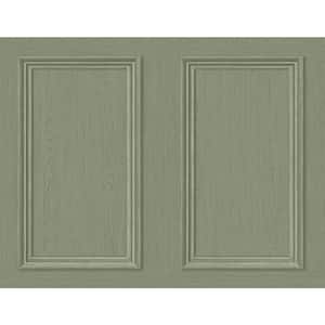 Fresh Rosemary Faux Wood Panel Vinyl Peel and Stick Wallpaper Roll (Covers 40.5 sq. ft.)