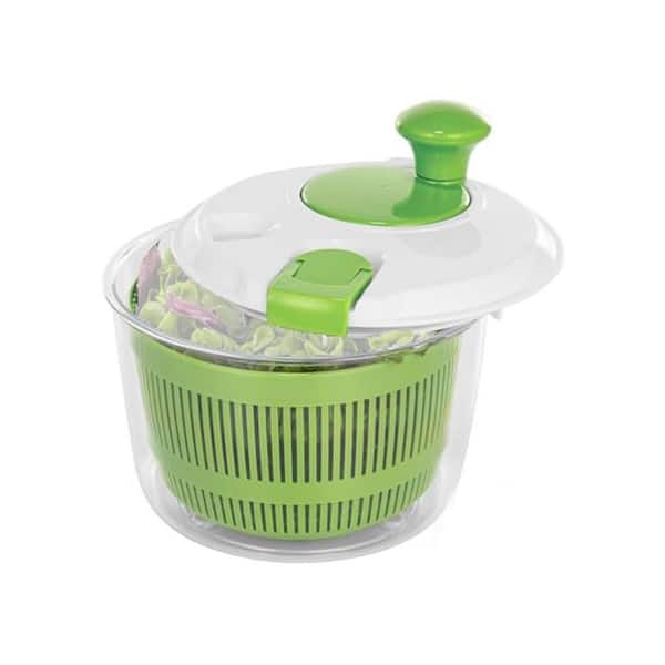 Salad Spinner with Bowl and Mesh Basket for Quick Spin and Dry of Fruits and Vegetables 3 qt. Lettuce Washer