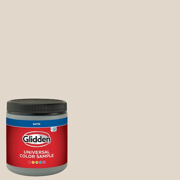 Glidden 8 oz. PPG1020-2 Maybe Mushroom Satin Interior Paint Sample