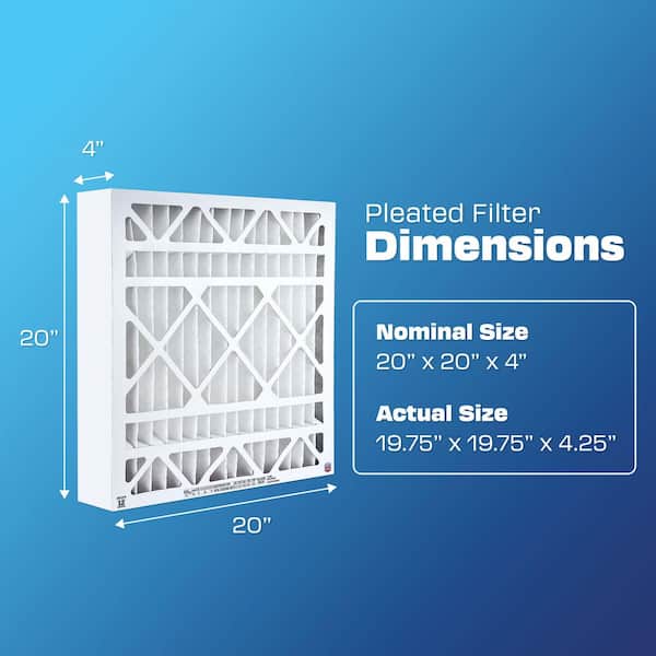 BestAir 20 x 20 x 4 Honeywell FPR 4 Air Cleaner Filter HW2020-8R