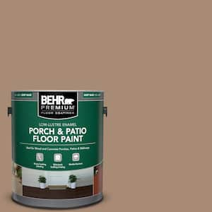 1 gal. #N240-5 Rodeo Tan Low-Lustre Enamel Interior/Exterior Porch and Patio Floor Paint