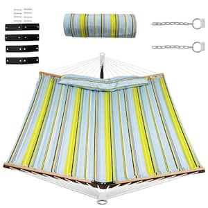 10.5 ft. Portable Hammock with Detachable Pillow in Light Blue