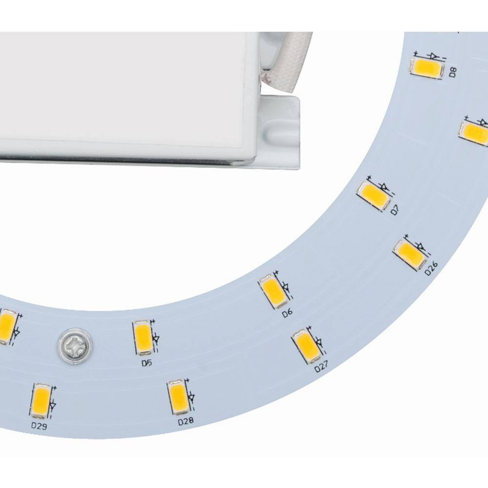 6'' White Aluminum Dimmable LED Retrofit Lighting Kit