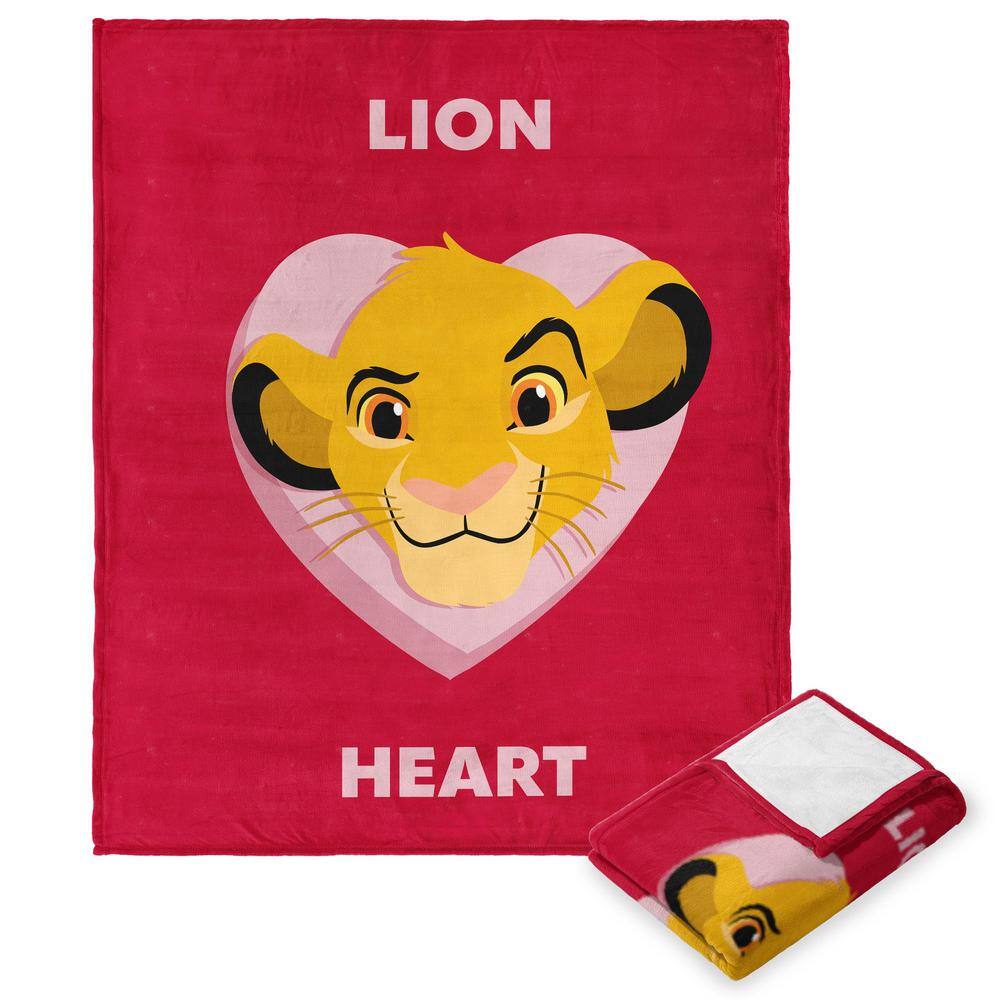 THE NORTHWEST GROUP Disney Lion King Lion Heart Multi Color Silk Touch Throw