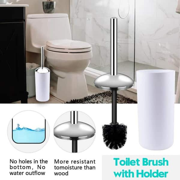 Dyiom Bathroom Accessories Set 6-Piece Plastic Gift Set, White B08P49FPPK -  The Home Depot