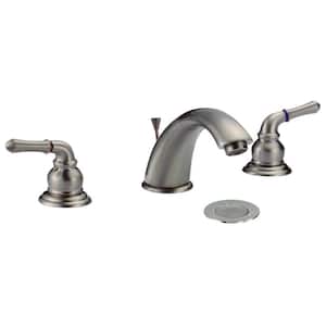 Dionna 8 in. Widespread 2-Handle Bathroom Faucet in Brushed Nickel