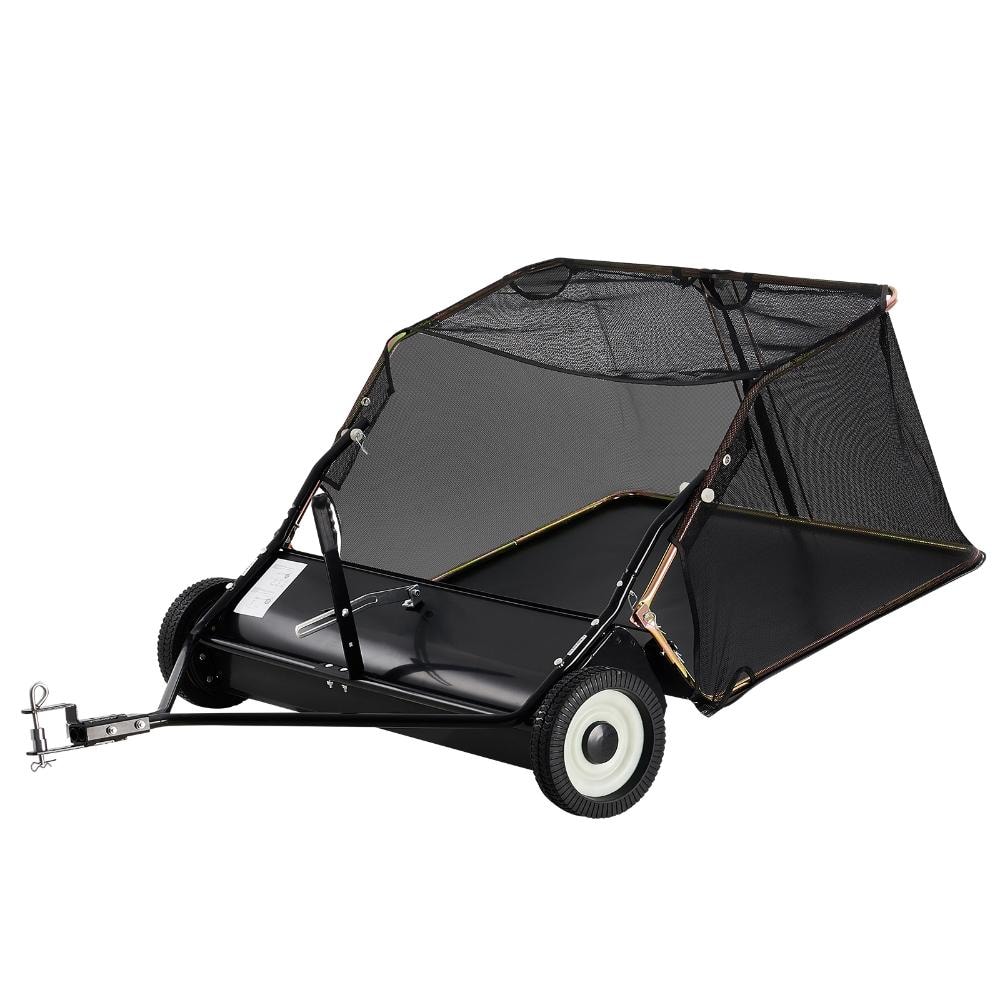 42 in. Tow Behind Lawn Sweeper 12 cu. ft. Pull Behind Grass Leaf Collector with Dump Rope for Tractor price history on PriceWatchPro
