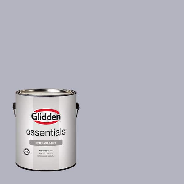 Glidden Essentials 1 gal. PPG1043-4 Glistening Gray Semi-Gloss Interior Paint