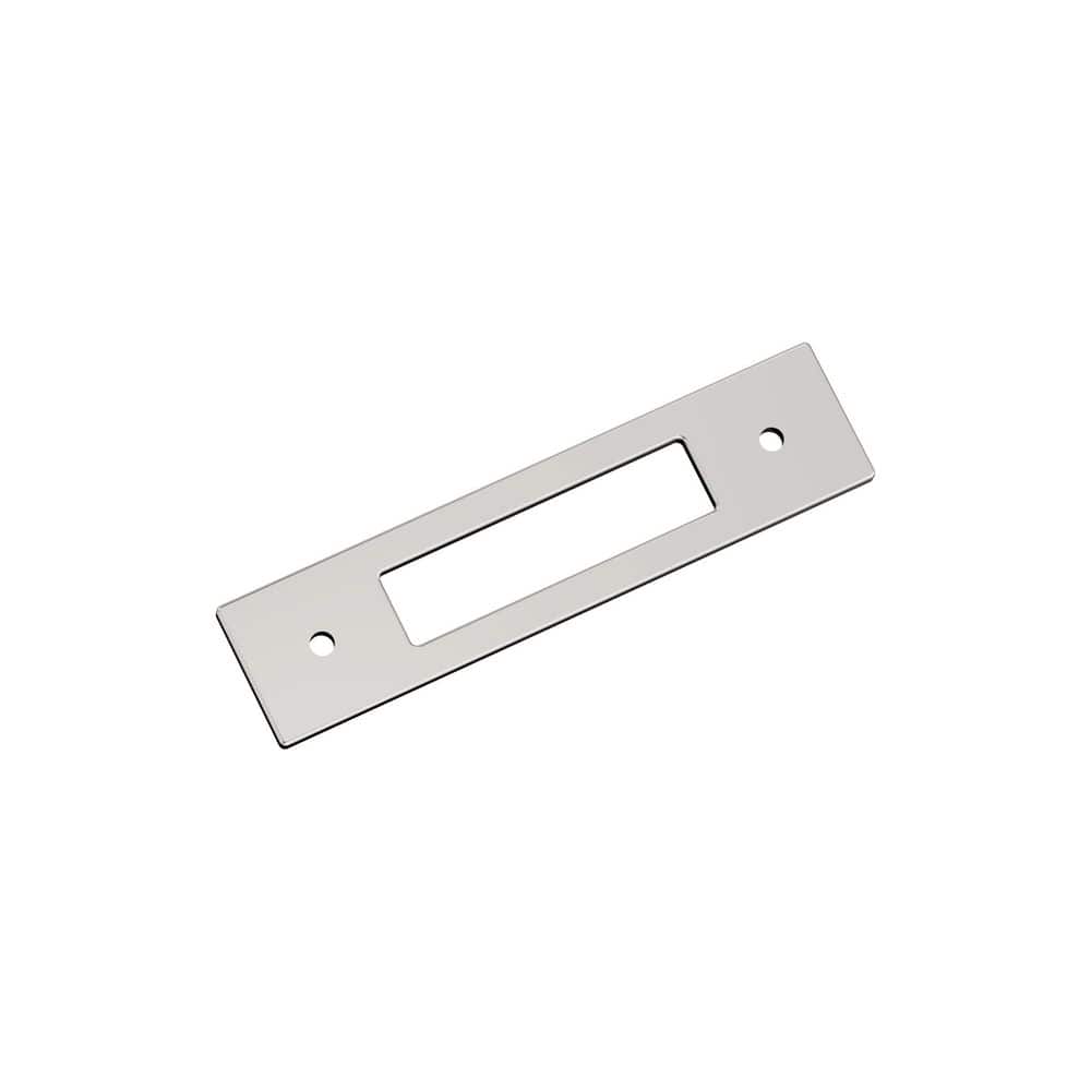 Medora 3-3/4 in. Center-to-Center Rectangle Polished Nickel Pull Cabinet Backplate price history on PriceWatchPro