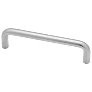 4 in. (102mm) Center-to-Center Satin Chrome Wire Drawer Pull