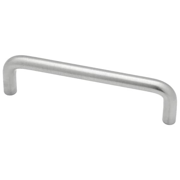 Liberty 4 in. (102 mm) Satin Chrome Wire Cabinet Drawer Pull
