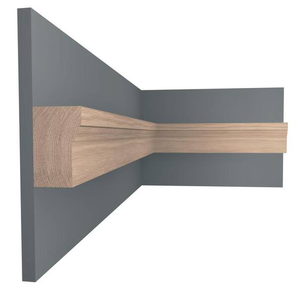 Ekena Millwork WM180 1.25 in. D x 2 in. W x 96 in. L Wood (Red Oak) Crown Molding