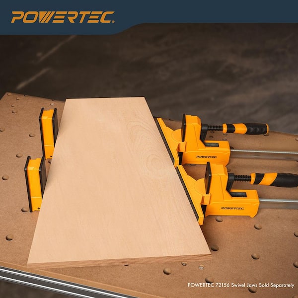 36 in. Parallel Clamps for Woodworking, 90° Heavy Duty Steel Bar Jaw Clamp Spreader Tool (4-Pack)