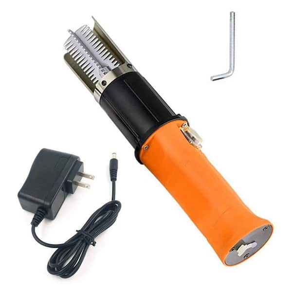 Silver Cordless Electric Fish Scaler - 12V Rechargeable Battery Fish Scale Scraper Remover