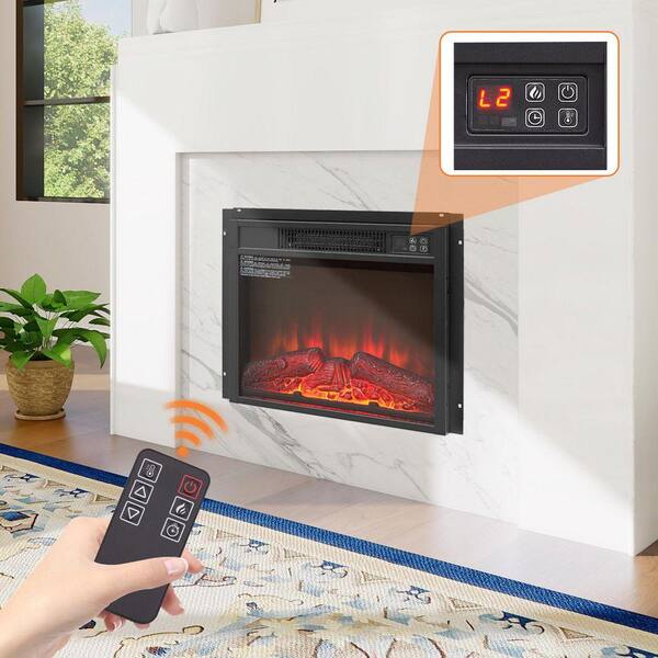 ToolCat 18 in. W x 17.13 in. H 400 sq. ft. Electric Fireplace