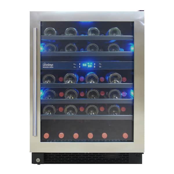 VINOTEMP Designer Series 46Bottle DualZone Wine CoolerVTDS24WC