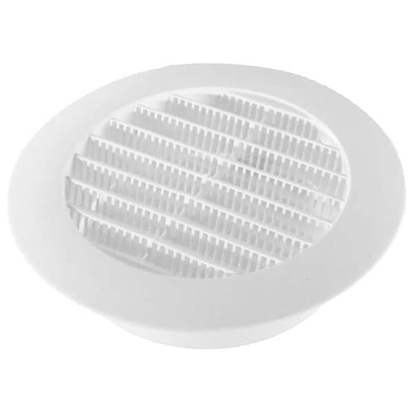 Speedi-Products 5 in. White Round Soffit Vent (4-Pack)