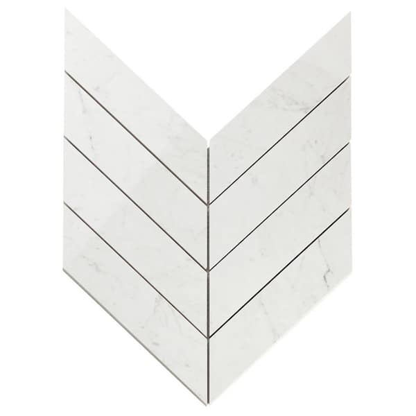 Ivy Hill Tile Saroshi Carrara Giola 11.02 in. x 11.22 in